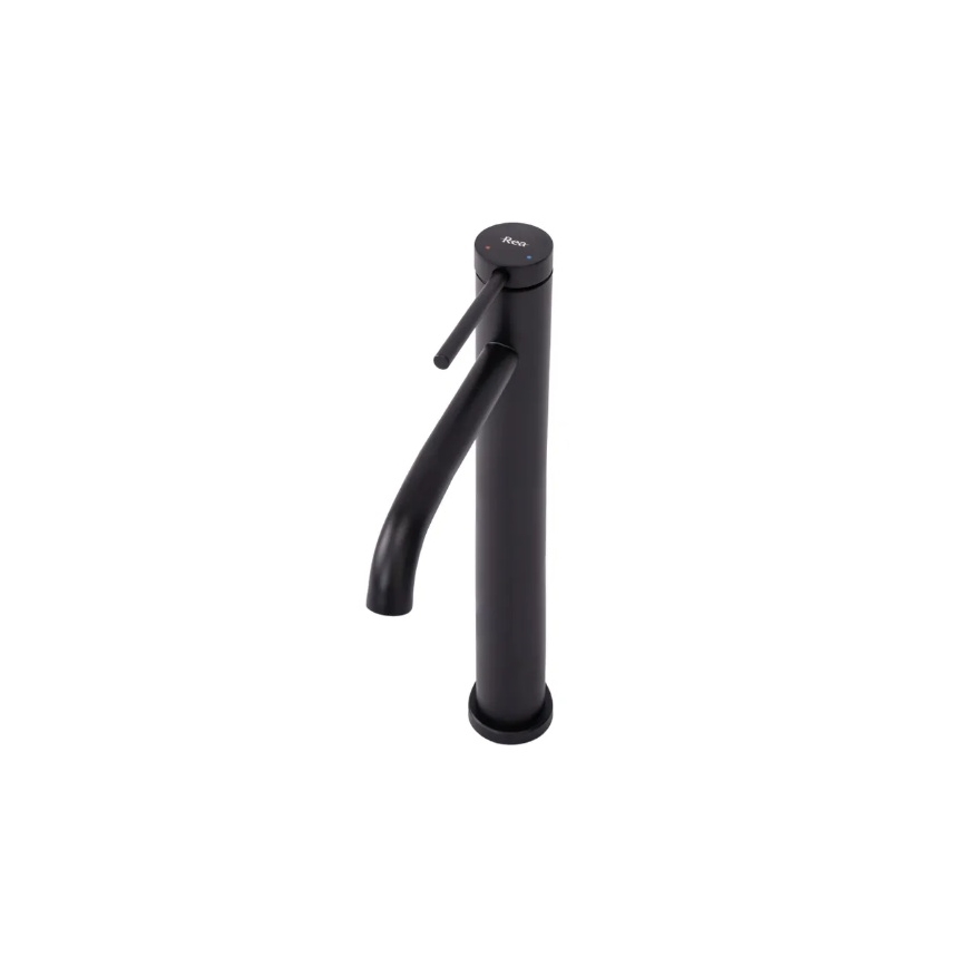 REA-B5325 - Miscelatore per lavabo CLIF 29,5 cm nero opaco