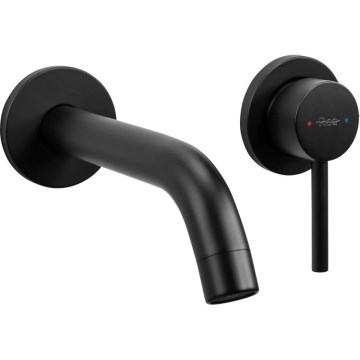 REA-B5332 - Miscelatore per lavabo ad incasso OWEN nero