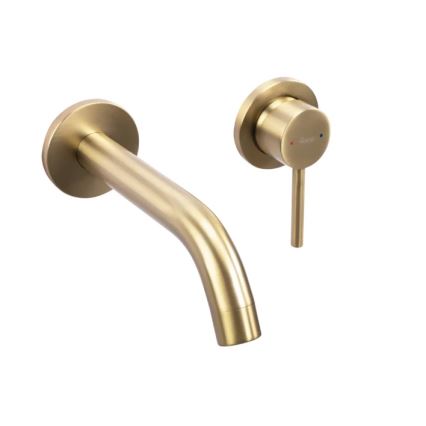 REA-B5334 - Mitigeur de lavabo pour installation encastrée OWEN, finition dorée brossée