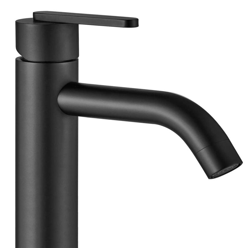 REA-B5508 - Miscelatore per lavabo ONTARIO 30 cm nero
