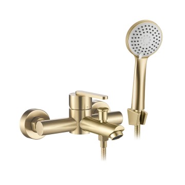 REA-B5513 - Set per vasca da bagno con miscelatore ONTARIO in oro spazzolato