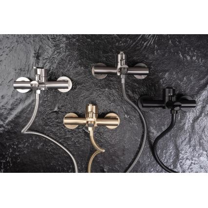 REA-B5514 - Set per vasca ONTARIO in acciaio spazzolato