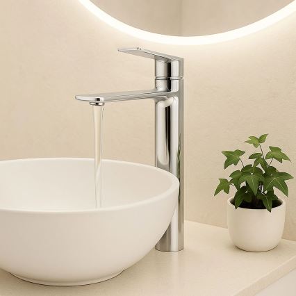 REA-B6203 - Waschtischarmatur STORM 29,5 cm Hochglanz-Chrom