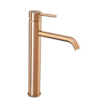REA-B6321 - Mitigeur pour lavabo LUNGO 28 cm, finition or rose
