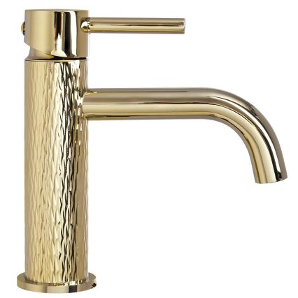 REA-B6322 - Miscelatore per lavabo LUNGO ART 16,5 cm oro