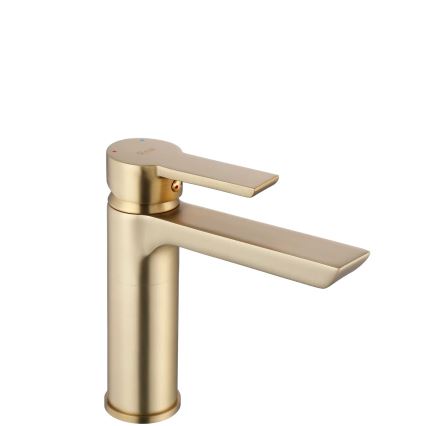 REA-B6410 - Mitigeur de lavabo ARGUS 16 cm, finition doré brossé