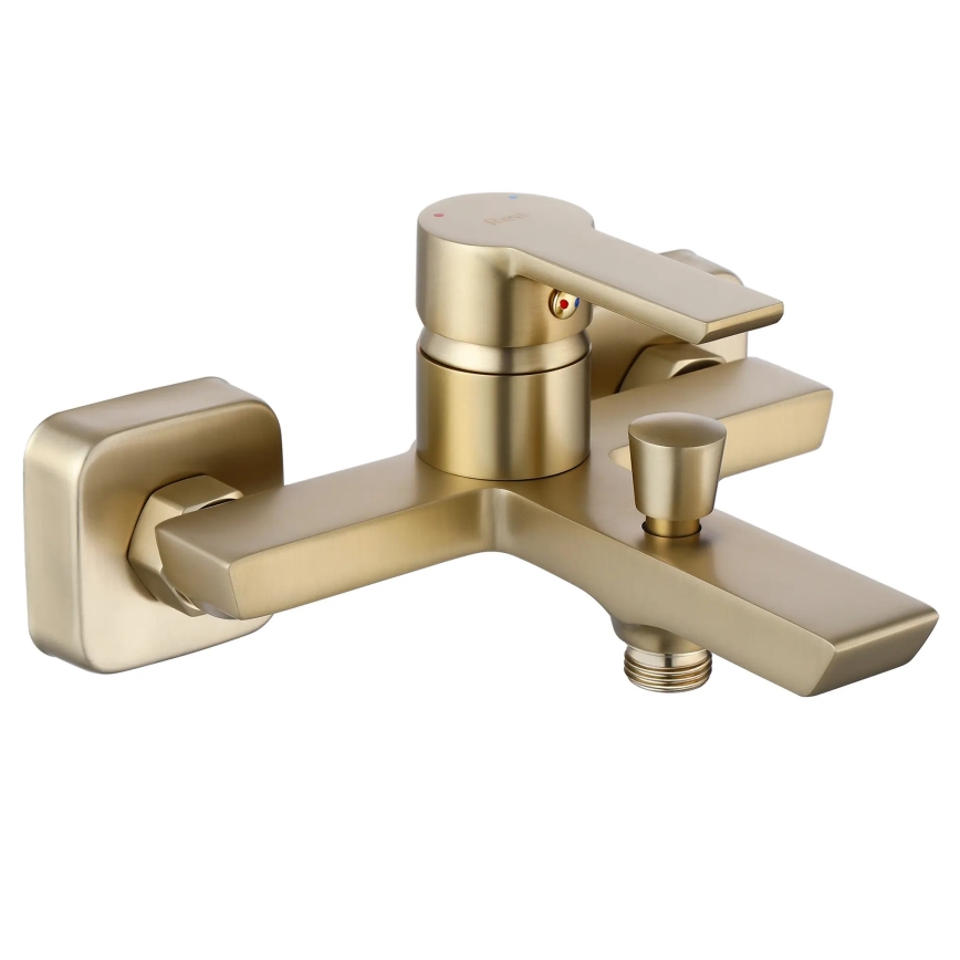 REA-B6414 - Badewannenset ARGUS, gebürstetes Gold