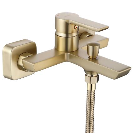 REA-B6414 - Badewannenset ARGUS, gebürstetes Gold