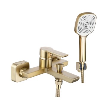 REA-B6414 - Wannen-Set mit Armatur ARGUS, gebürstetes Gold