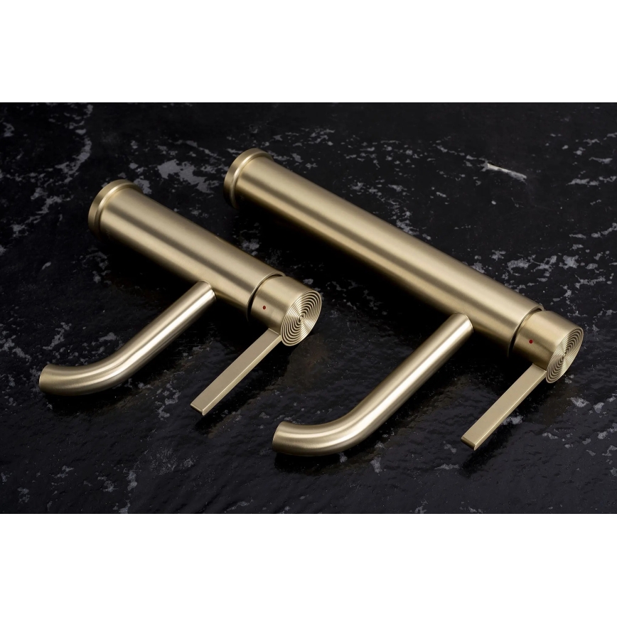 REA-B6444 - Miscelatore per lavabo FOSTER 18,2 cm, dorato