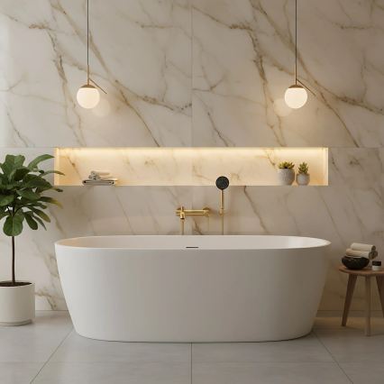 REA-B6445 - Ensemble pour baignoire FOSTER, or brossé