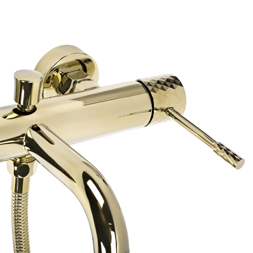 REA-B6448 - Set per vasca da bagno LUNGO DIAMOND oro