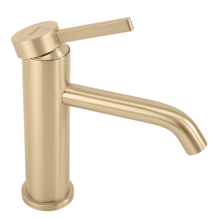 REA-B6533 - Waschtischarmatur RIVO 16,5 cm, gebürstetes Gold-Finish