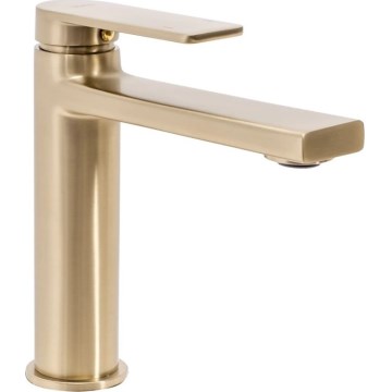 REA-B6555 - Miscelatore per lavabo VERSO 16,5 cm oro spazzolato
