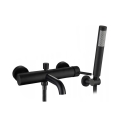 REA-B6634 - Ensemble de baignoire LUNGO noir mat