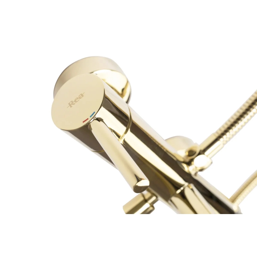 REA-B6635 - Set per vasca LUNGO oro