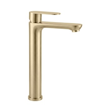 REA-B6671 - Miscelatore per lavabo LOGAN 29,5 cm oro spazzolato