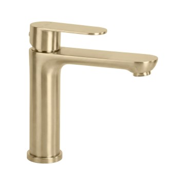 REA-B6697 - Miscelatore per lavabo LOGAN 18,5 cm oro spazzolato