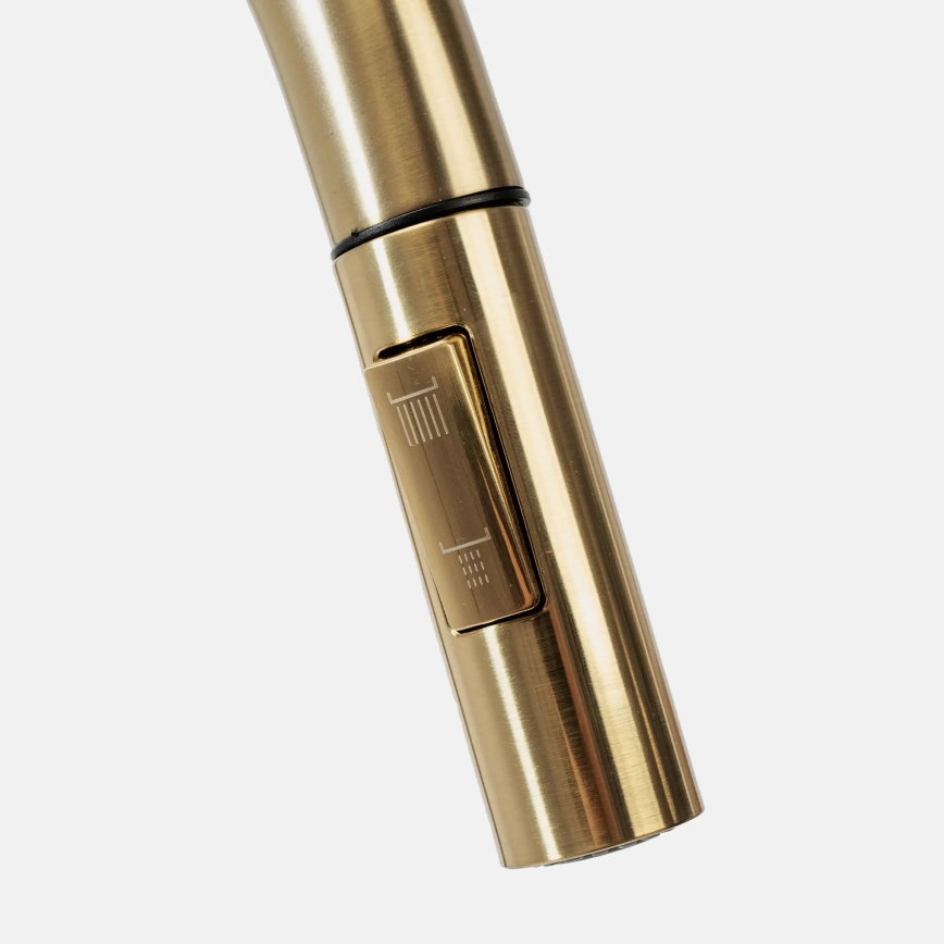 REA-B7596 - Spültischarmatur mit ausziehbarer Brause und ECO FRESH-Filterfunktion, 37,5 cm, gebürstetes Gold