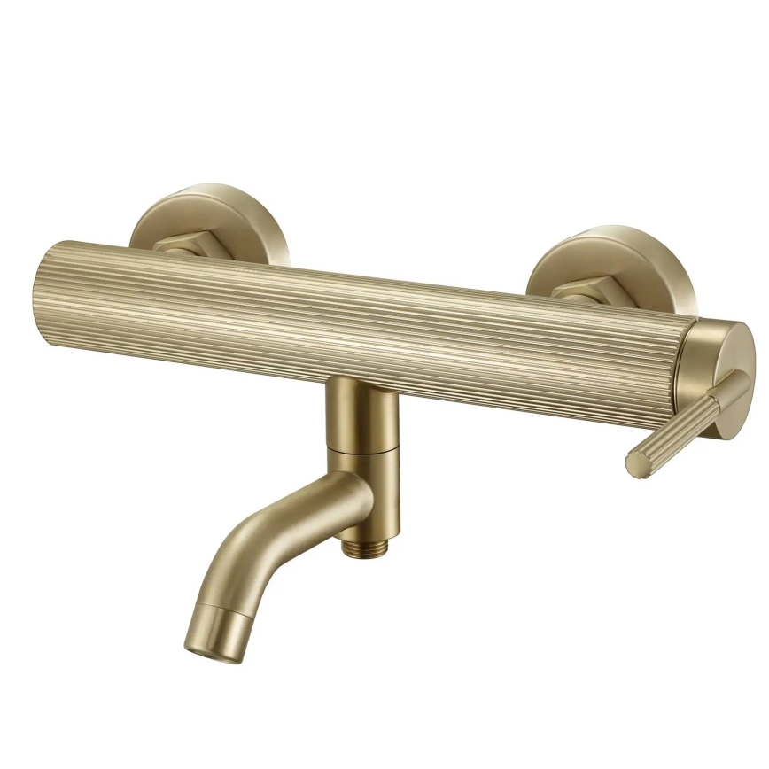 REA-B7804 - Set per vasca ARGON in oro spazzolato
