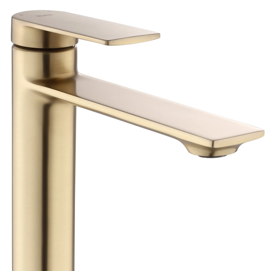 REA-B7962 - Miscelatore per lavabo STORM 29,5 cm oro spazzolato