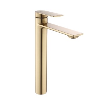 REA-B7962 - Mitigeur pour lavabo STORM 29,5 cm doré brossé
