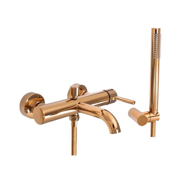 REA-B7987 - Ensemble de robinetterie pour baignoire LUNGO, cuivre brossé