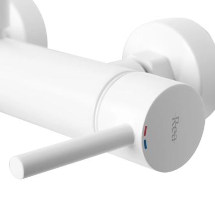 REA-B8030 - Set per vasca LUNGO bianco opaco