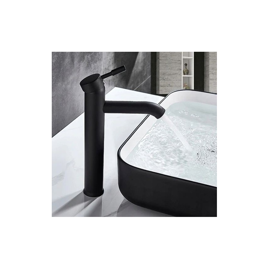 REA-B8665 - Mitigeur de lavabo GRAF 30,5 cm noir