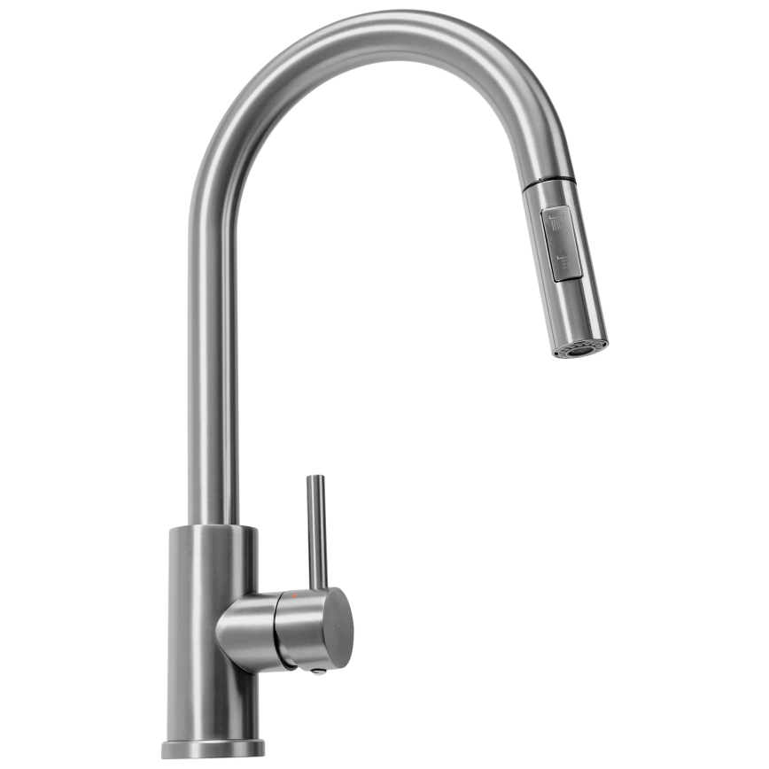 REA-B9146 - Miscelatore per lavello con doccetta estraibile FRESH 39,5 cm nichel