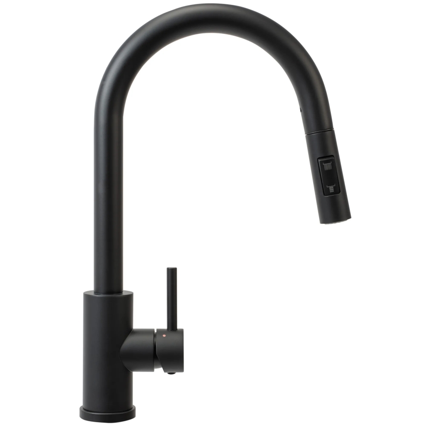 REA-B9147 - Mitigeur d'évier FRESH 39,5 cm à douchette extractible, noir mat