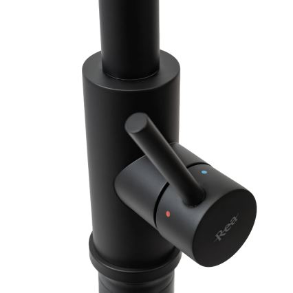 REA-B9147 - Mitigeur d'évier FRESH 39,5 cm à douchette extractible, noir mat
