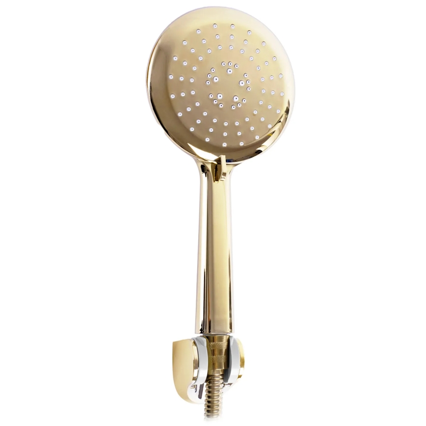 REA-B9932 - Ensemble pour baignoire BLOOM blanc mat/doré