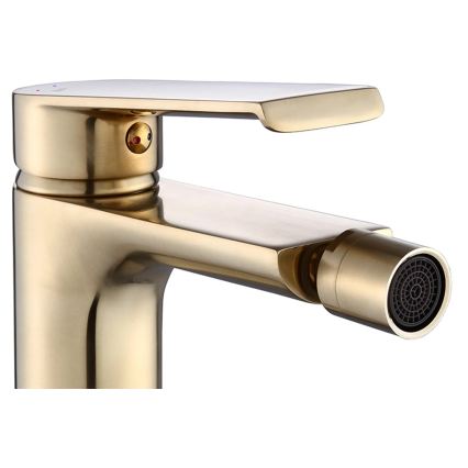 REA-B9970 - Miscelatore per bidet HASS 14,5 cm, finitura oro spazzolato