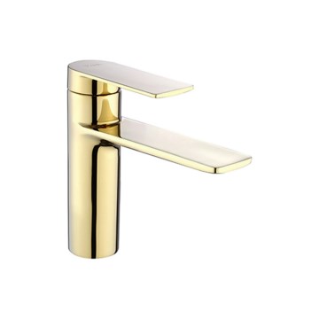 REA-B9981 - Miscelatore per lavabo STORM 15 cm, finitura oro