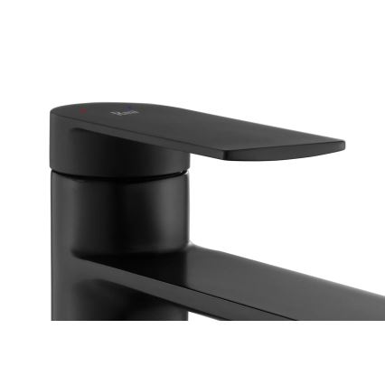 REA-B9986 - Mitigeur pour lavabo STORM 15 cm noir mat