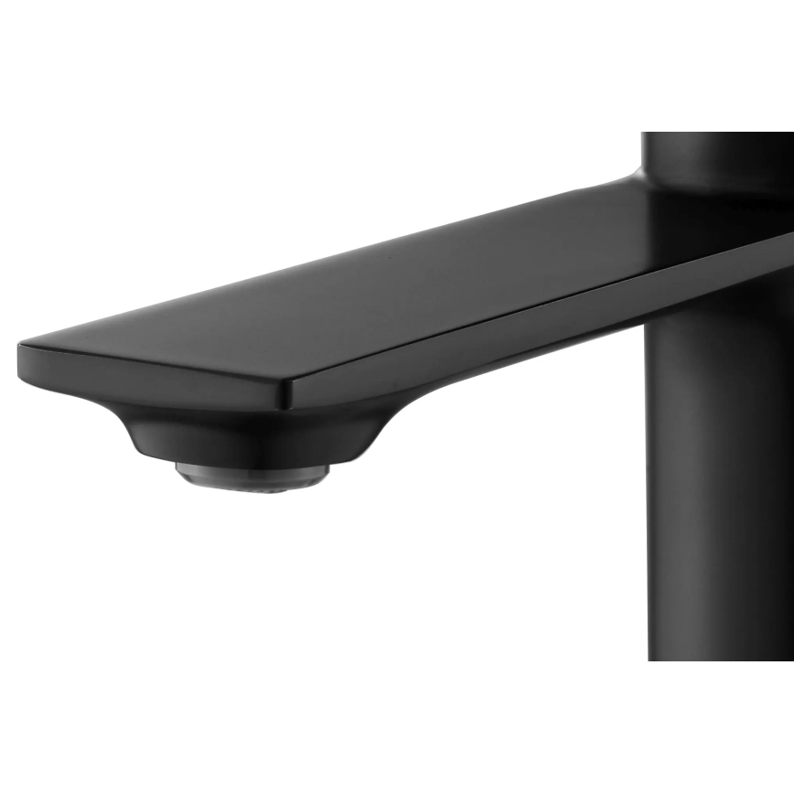 REA-B9986 - Mitigeur pour lavabo STORM 15 cm noir mat