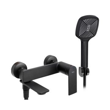 REA-B9989 - Badewannen-Set STORM matt schwarz