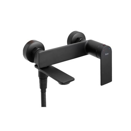 REA-B9989 - Ensemble pour baignoire STORM noir mat