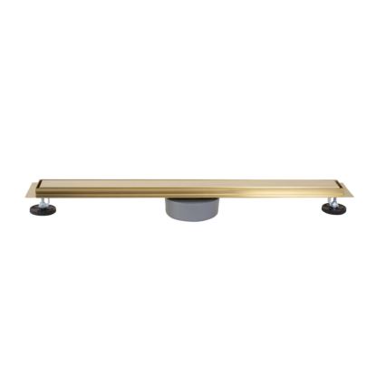 REA-G2704 - Canalina di scarico NEOX PRO 90 cm in acciaio inox/oro spazzolato