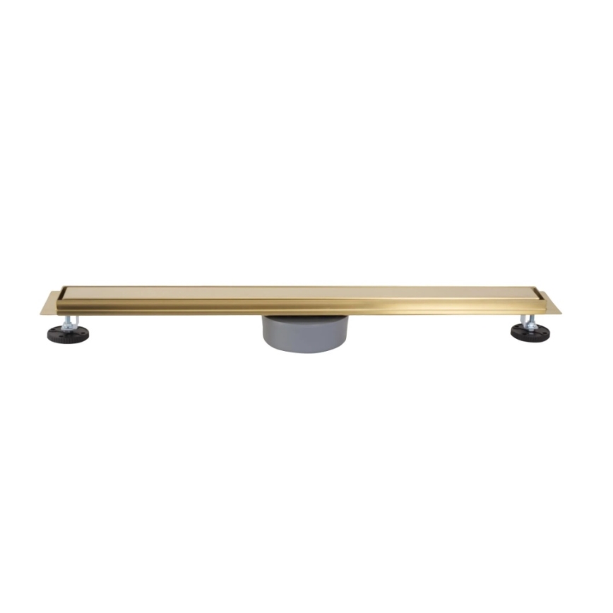REA-G2704 - Canalina di scarico NEOX PRO 90 cm in acciaio inox/oro spazzolato