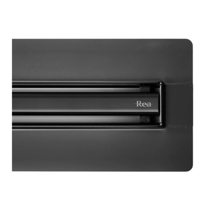 REA-G2710 - Canalina di scarico NEOX SLIM 70 cm, acciaio inox/nero