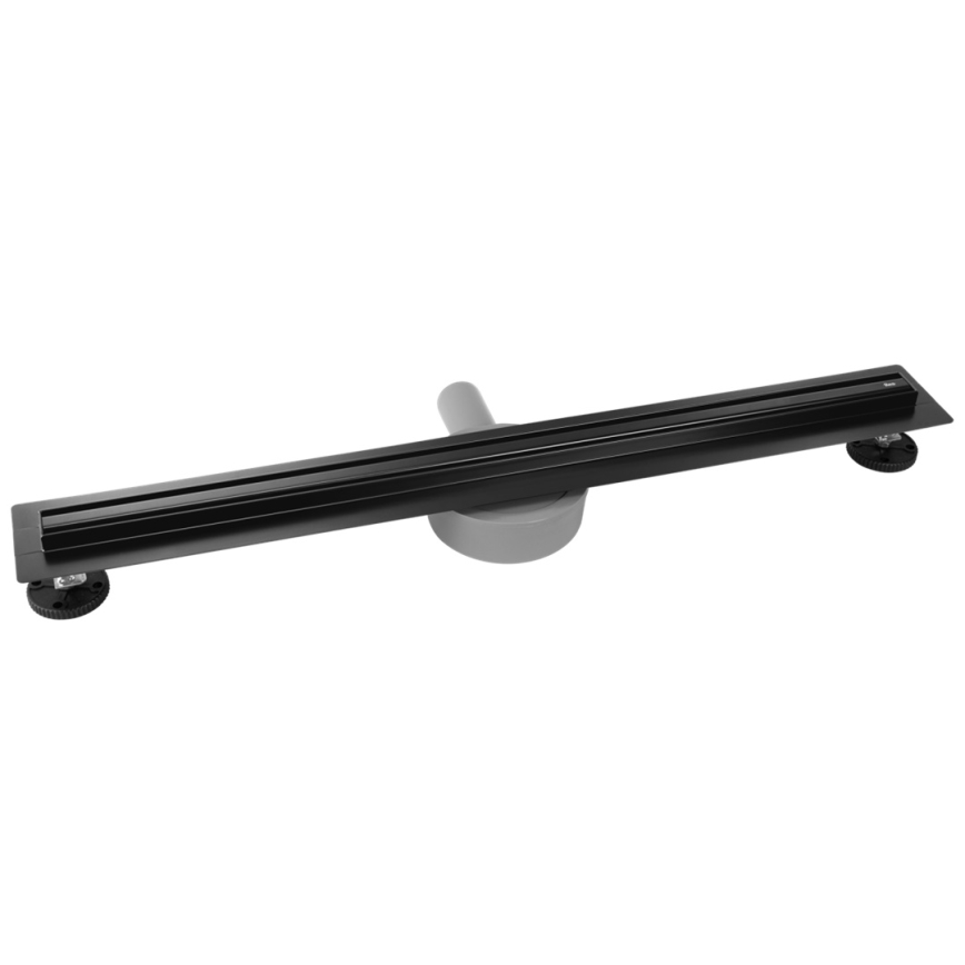 REA-G2710 - Canalina di scarico NEOX SLIM 80 cm acciaio inox/nero