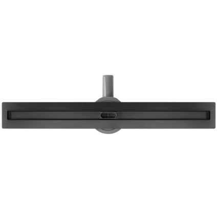 REA-G2710 - Entwässerungsrinne NEOX SLIM 80 cm Edelstahl/Schwarz