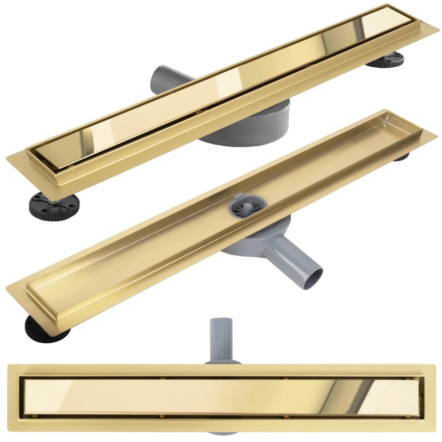 REA-G2738 - Abflussrinne NEOX PRO 100 cm gold