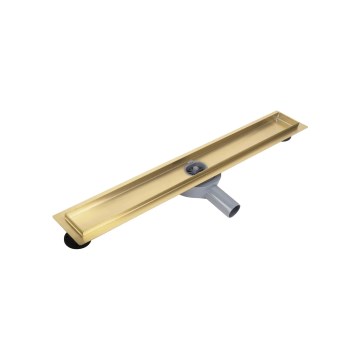 REA-G2742 - Canalina di scarico NEOX PRO 70 cm finitura oro