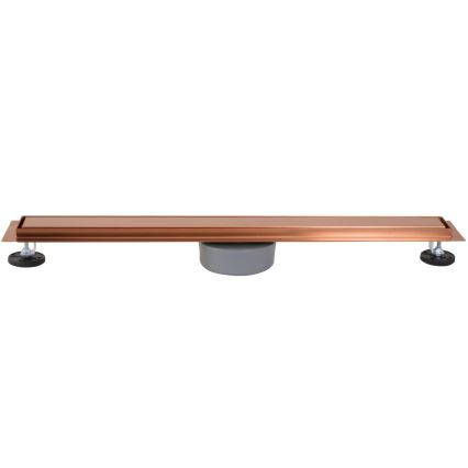 REA-G4801 - Caniveau d'évacuation NEOX PRO 70 cm, finition cuivre brossé