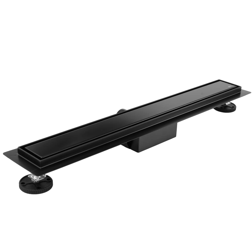 REA-G6602 - Caniveau de douche PURE NEOX 70 cm noir mat