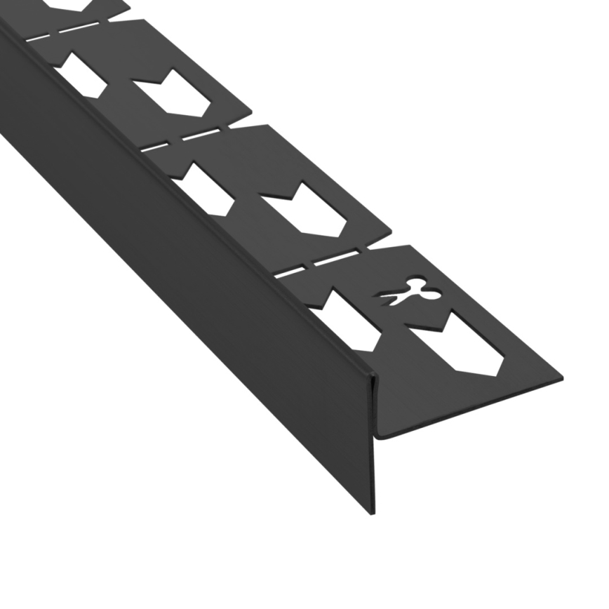 REA-K3218 - Profilo inclinato 140 cm, nero