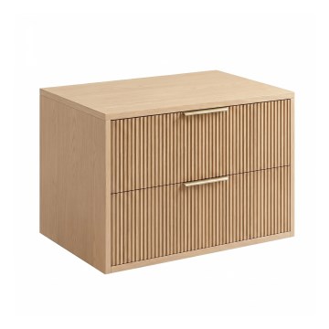 REA-M0408 - Meuble suspendu sous-vasque MONO 60 x 47 cm beige